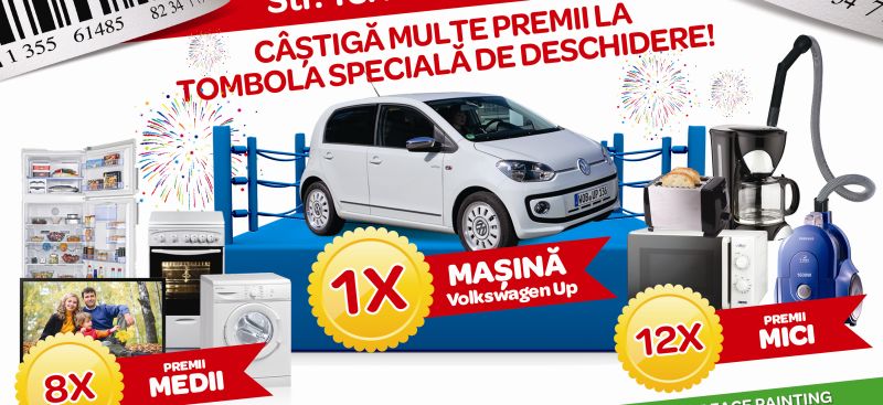 Maşina de la tombola Carrefour Târgu-Jiu, câştigată de o pensionară