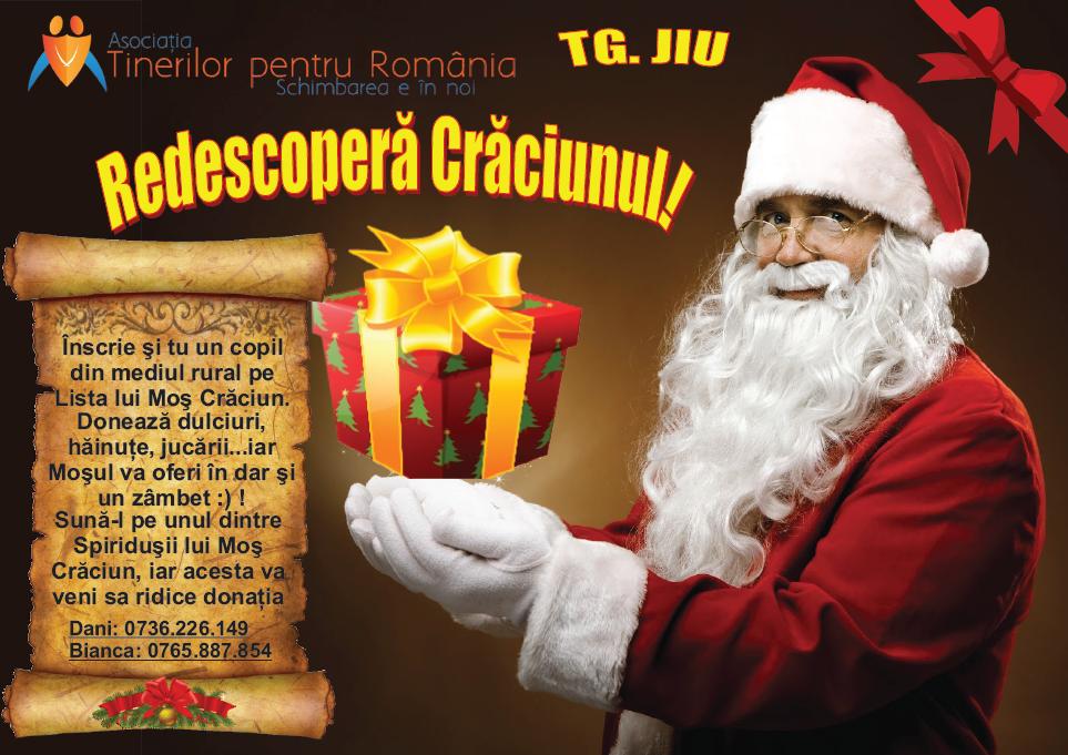 Campania „Redescoperă Crăciunul”, lansată şi la Târgu-Jiu