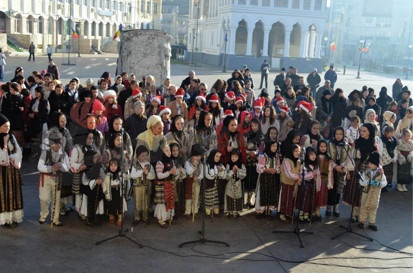 Alaiul obiceiurilor de iarnă a poposit la Târgu-Jiu
