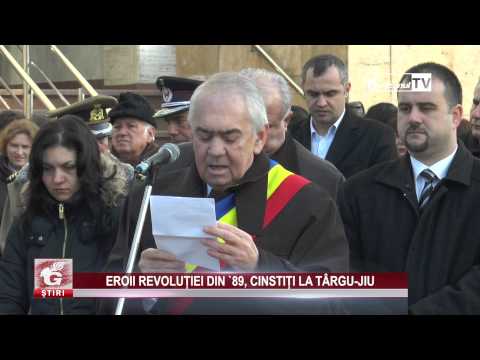 EROII REVOLUȚIEI DIN `89, CINSTIȚI LA TÂRGU-JIU