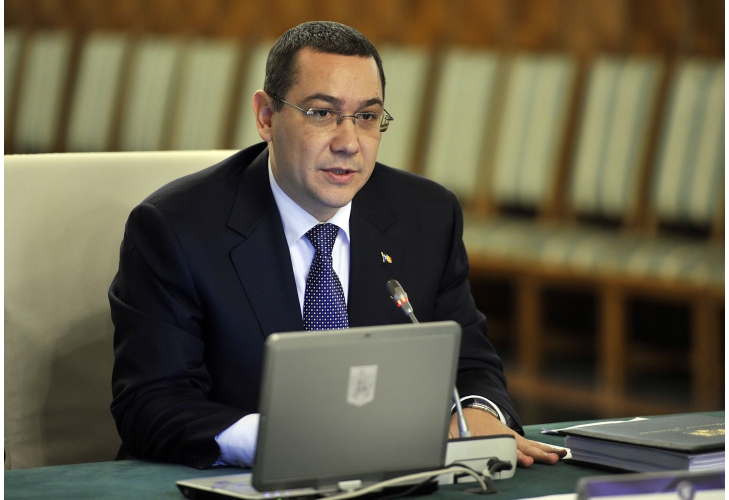 Victor Ponta in Sedinta de guvern