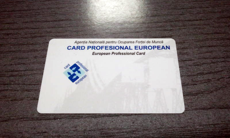 Peste 800 de gorjeni au solicitat carduri profesionale europene