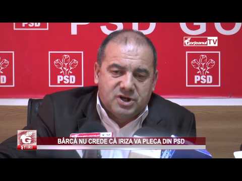 BÂRCĂ NU CREDE CĂ IRIZA VA PLECA DIN PSD