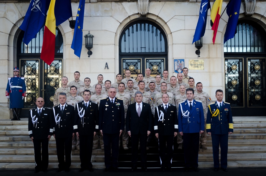 Distincţie pentru un jandarm gorjean după o misiune în Afganistan