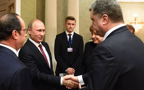 Putin-Poroshenko-Discutii- de- pace- la- Minsk