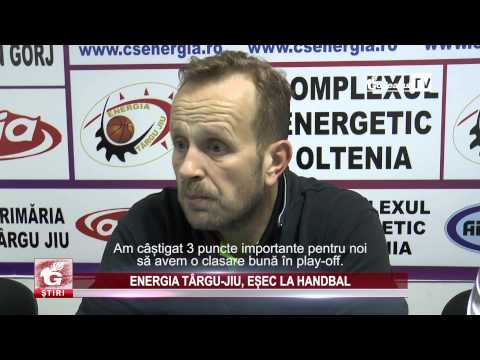 ENERGIA TÂRGU-JIU, EȘEC LA HANDBAL