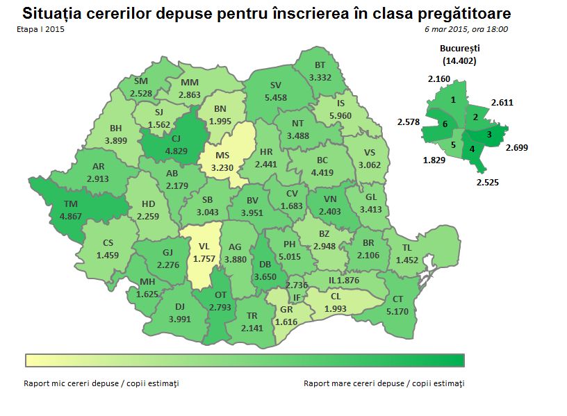 Înscrierile în clasa pregătitoare, pe ultima sută de metri