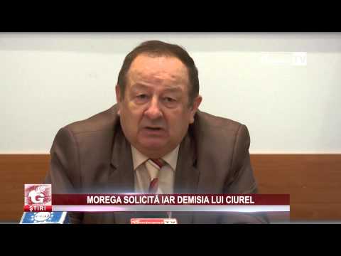MOREGA SOLICITĂ IAR DEMISIA LUI CIUREL