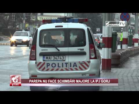 PAREPA NU FACE SCHIMBĂRI MAJORE LA IPJ GORJ