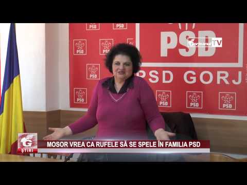 MOSOR VREA CA RUFELE SĂ SE SPELE ÎN FAMILIA PSD