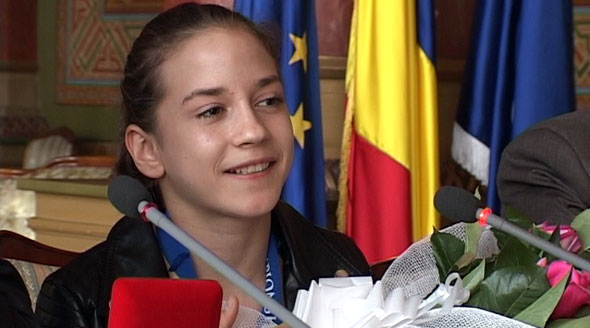 Andreea Munteanu, cetăţean de onoare al municipiului Târgu-Jiu