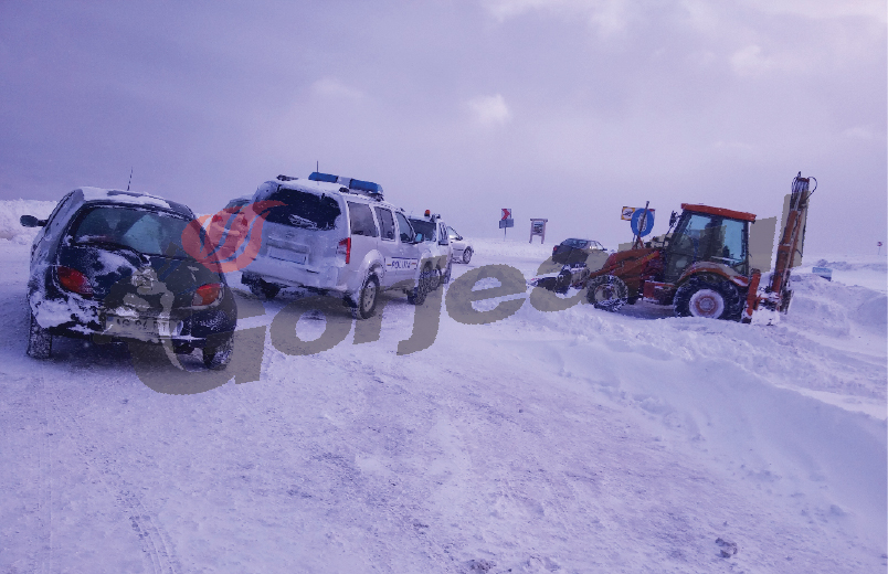 Viscolul a închis drumul spre Rânca