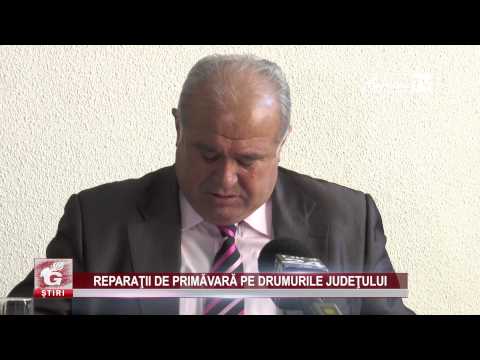 REPARAŢII DE PRIMĂVARĂ PE DRUMURILE JUDEŢULUI