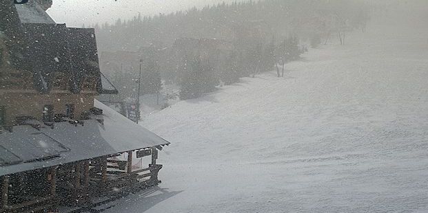 La Rânca, 22 aprilie a debutat cu ninsoare