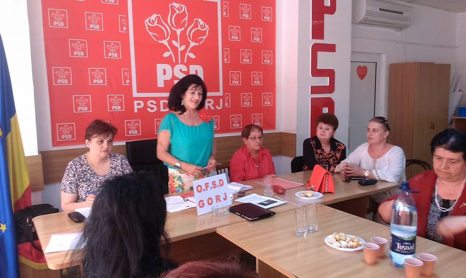 Demnitatea femeii, respectată la PSD Gorj
