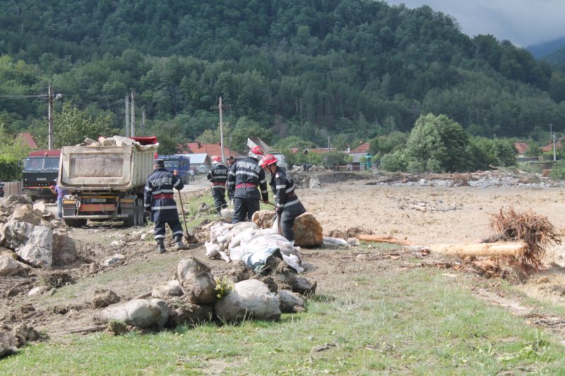 Exerciţiu de simulare pe râul Gilort