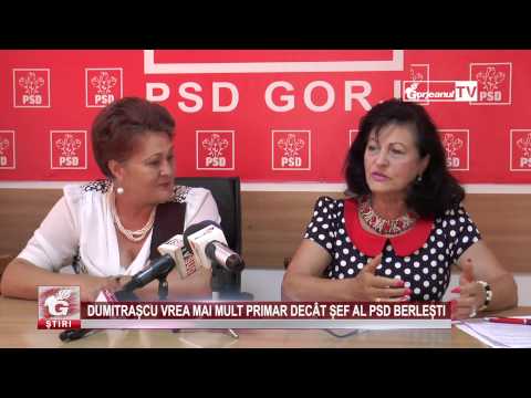 DUMITRAȘCU VREA MAI MULT PRIMAR DECÂT ȘEF AL PSD BERLEȘTI