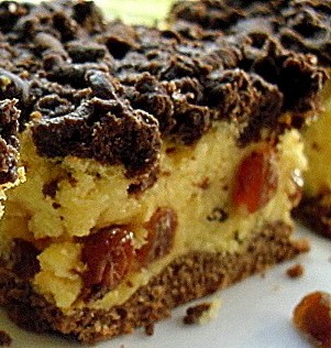 Prăjitură cu brânză de vaci şi cacao