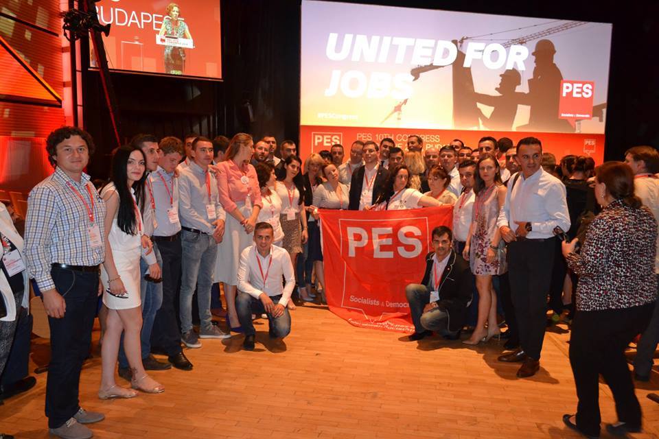 Gorjeanca Maria Stan, la Congresul Partidului Socialiştilor Europeni de la Budapesta