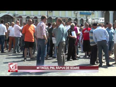 MITINGUL PNL RĂPUS DE SOARE