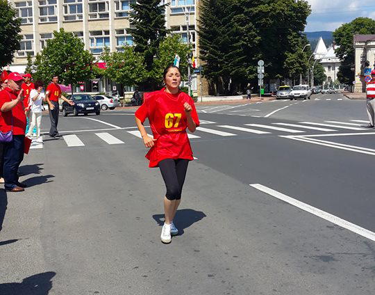 Gorjeanca Despina Dragomir, locul III la faza naţională a Marşului Factorilor Poştali