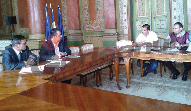 Conducerea SLPR Gorj, faţă în faţă cu prefectul Alin Văcaru