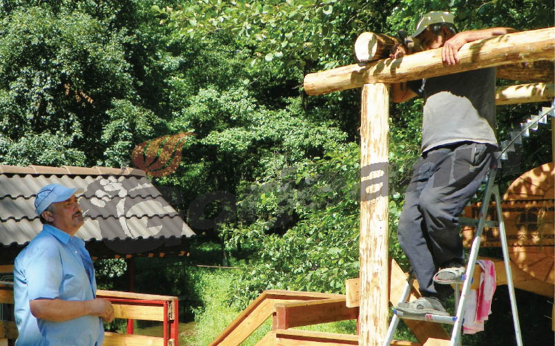 ÎN CRUCEA VERII, Loc de reculegere lângă o apă curgătoare din Izvarna