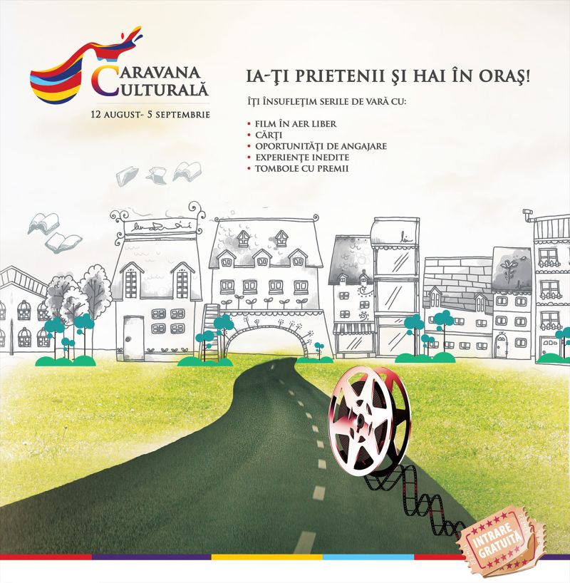 Caravana care aduce CULTURALA la tine acasă