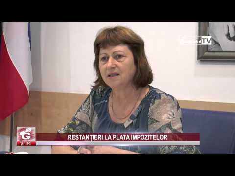 RESTANȚIERI LA PLATA IMPOZITELOR