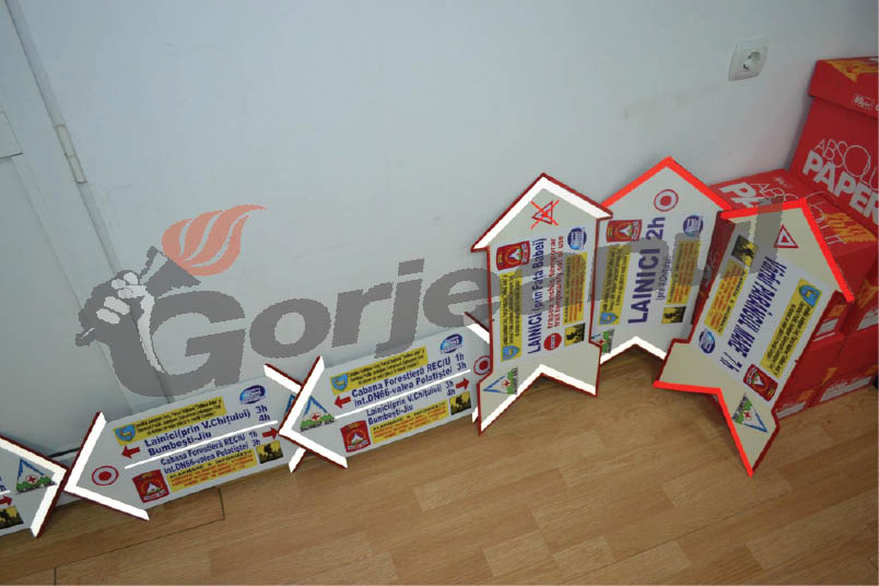 Salvamont Gorj continuă acţiunile de marcare a traseelor turistice