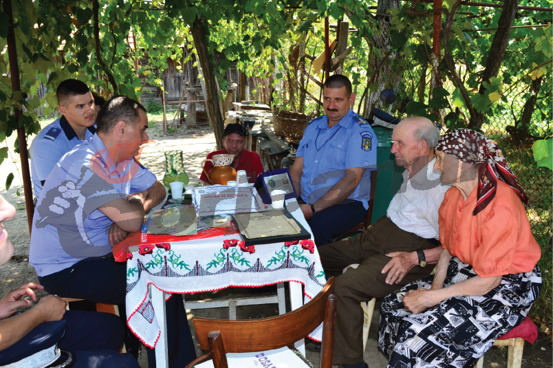 Veteran de război, omagiat de Jandarmeria Gorj