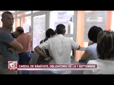 CARDUL DE SĂNĂTATE, OBLIGATORIU DE LA 1 SEPTEMBRIE