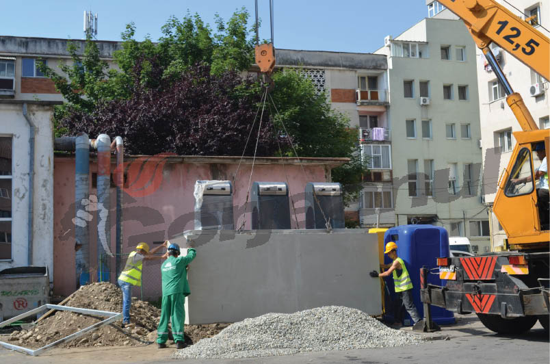 Final de program pentru montarea platformelor subterane