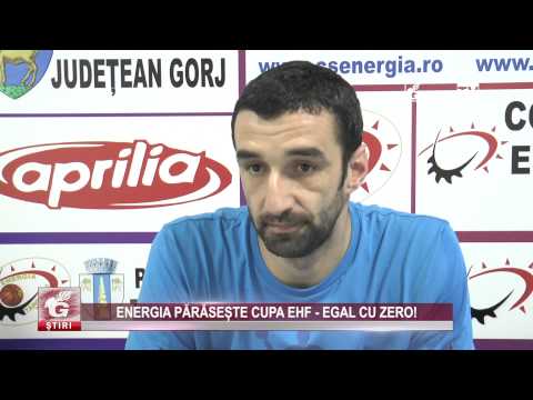 ENERGIA PĂRĂSEȘTE CUPA EHF – EGAL CU ZERO!