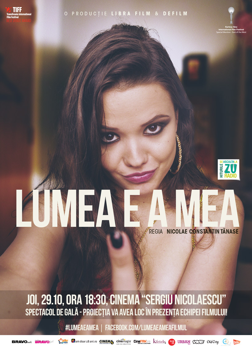 “Lumea e a mea”, un film cu tineri şi despre tineri azi la Târgu-Jiu