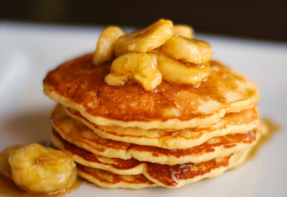 Clătite americane cu banane