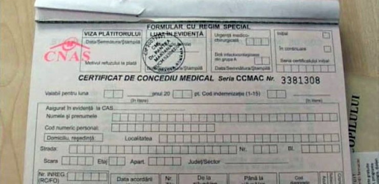 Costuri de peste 560.000 de lei pentru concediile medicale ale şomerilor