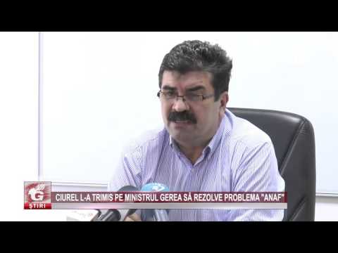 CIUREL L-A TRIMIS PE MINISTRUL GEREA SĂ REZOLVE PROBLEMA „ANAF”