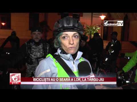 BICICLIȘTII AU O SEARĂ A LOR, LA TÂRGU-JIU