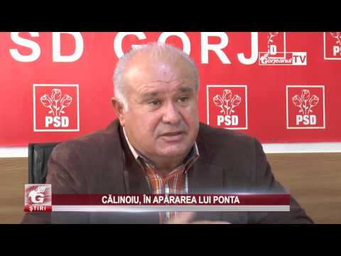 CĂLINOIU, ÎN APĂRAREA LUI PONTA