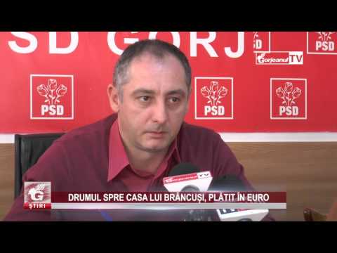 DRUMUL SPRE CASA LUI BRÂNCUȘI, PLĂTIT ÎN EURO