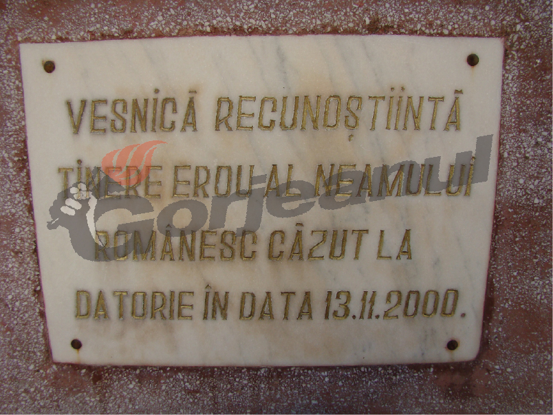 Erou comemorat de Jandarmeria Gorj