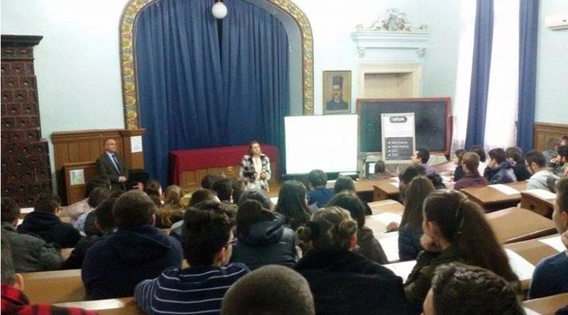 Global Entrepreneurship Week 2015 – Proiect JA România “101 antreprenori la clasă” la C.N.T.V.