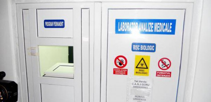 Analize gratuite, fără programare, la Laboratorul Spitalului Judeţean