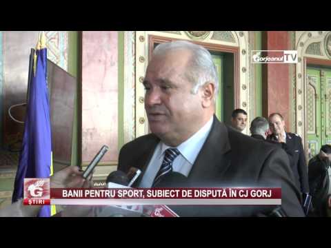 BANII PENTRU SPORT, SUBIECT DE DISPUTĂ ÎN CJ GORJ