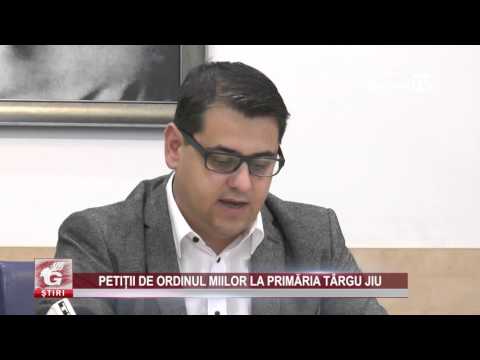 PETIȚII DE ORDINUL MIILOR LA PRIMĂRIA TÂRGU JIU