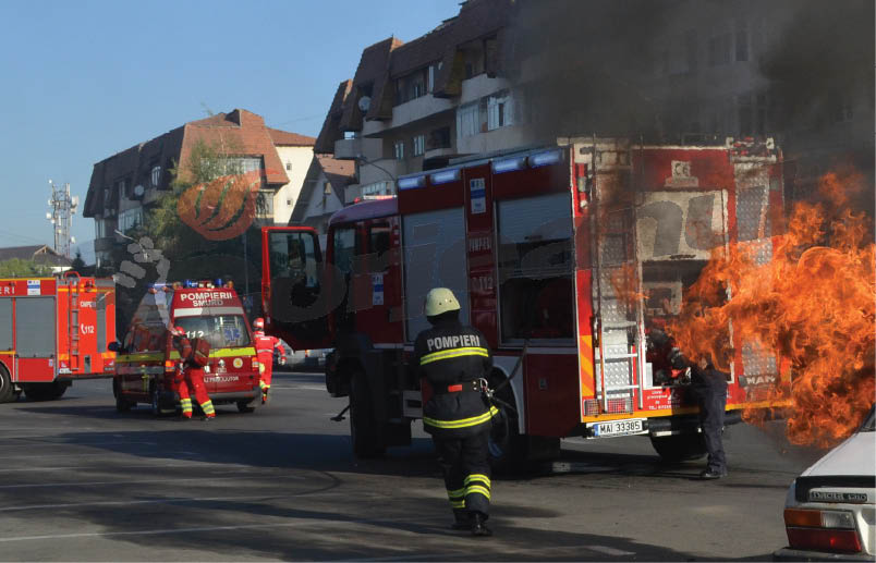 Zeci de intervenţii pentru pompieri în minivacanţa de Revelion