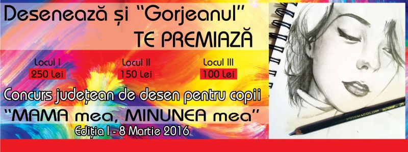 Desenează și “Gorjeanul” te premiază