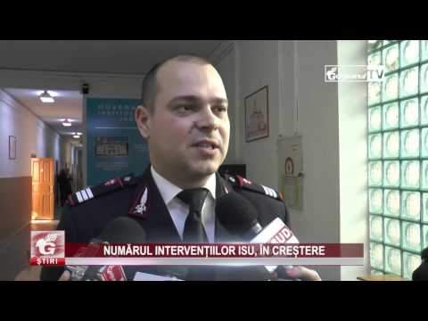 NUMĂRUL INTERVENȚIILOR ISU, ÎN CREȘTERE