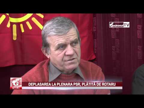 DEPLASAREA LA PLENARA PSR, PLĂTITĂ DE ROTARU
